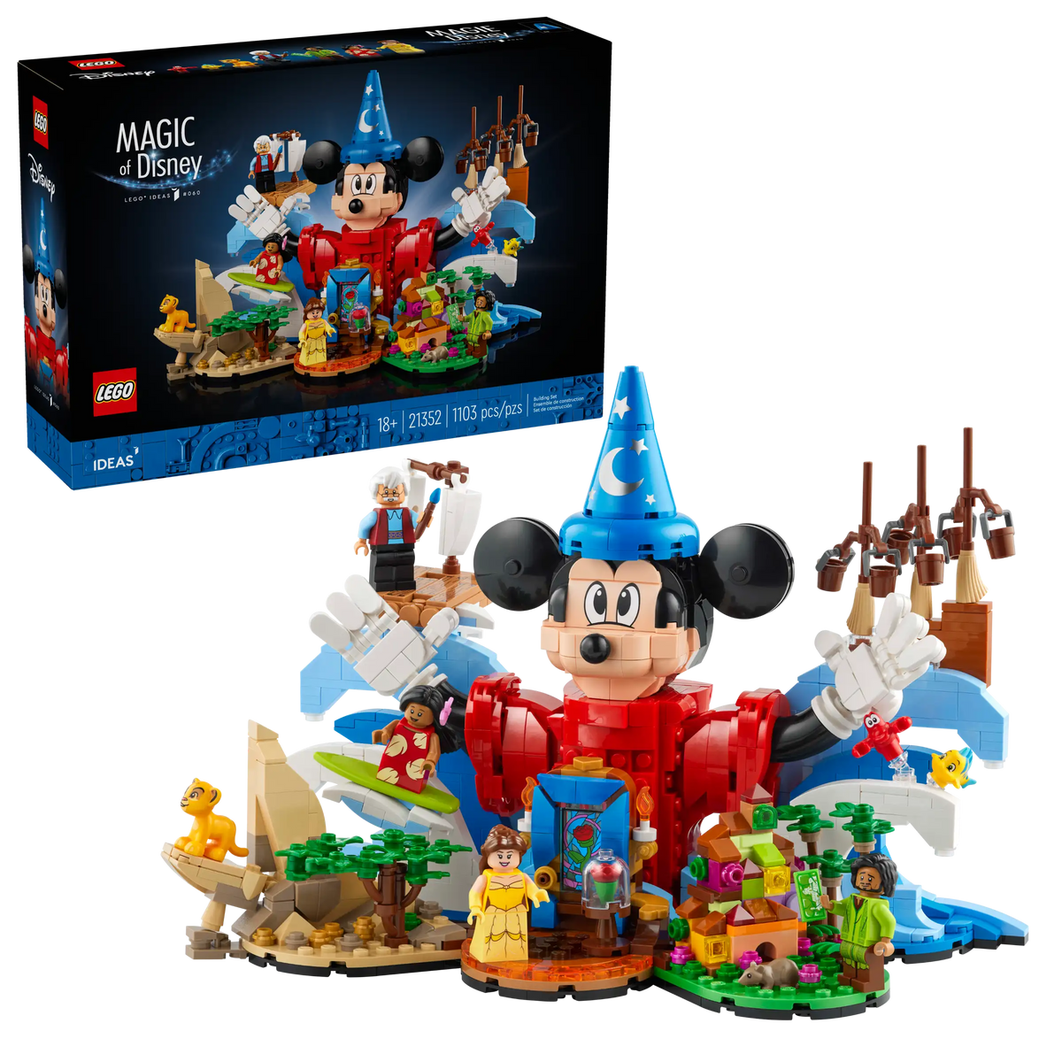 LEGO Ideas 21352 Magic of Disney product image 1, provided for visual reference and product detail review