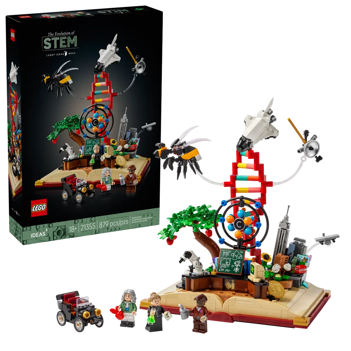 LEGO Ideas 21355 The Evolution of STEM product image 1, provided for visual reference and product detail review