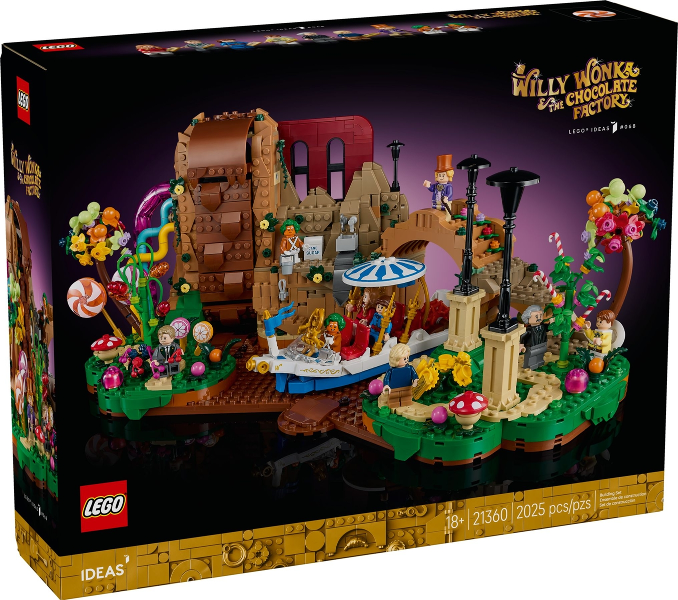 LEGO Ideas 21360 Willy Wonka & The Chocolate Factory product image 1, provided for visual reference and product detail review