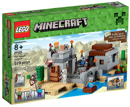 21121 Minecraft: The Desert Outpost (certified) product image 1, provided for visual reference and product detail review