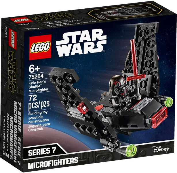 75264 Kylo Ren's Shuttle Microfighter (certified) product image 1, provided for visual reference and product detail review