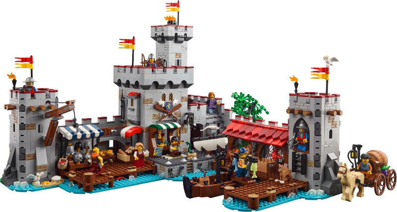 910047 Medieval Seaside Market (Bricklink Designer Program) product image 1, provided for visual reference and product