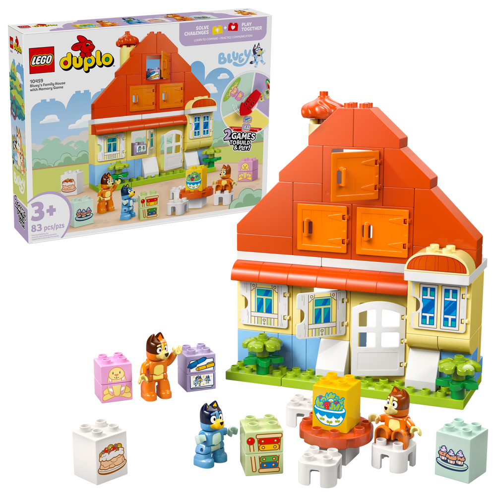 10459 Bluey's Family House with Memory Game
