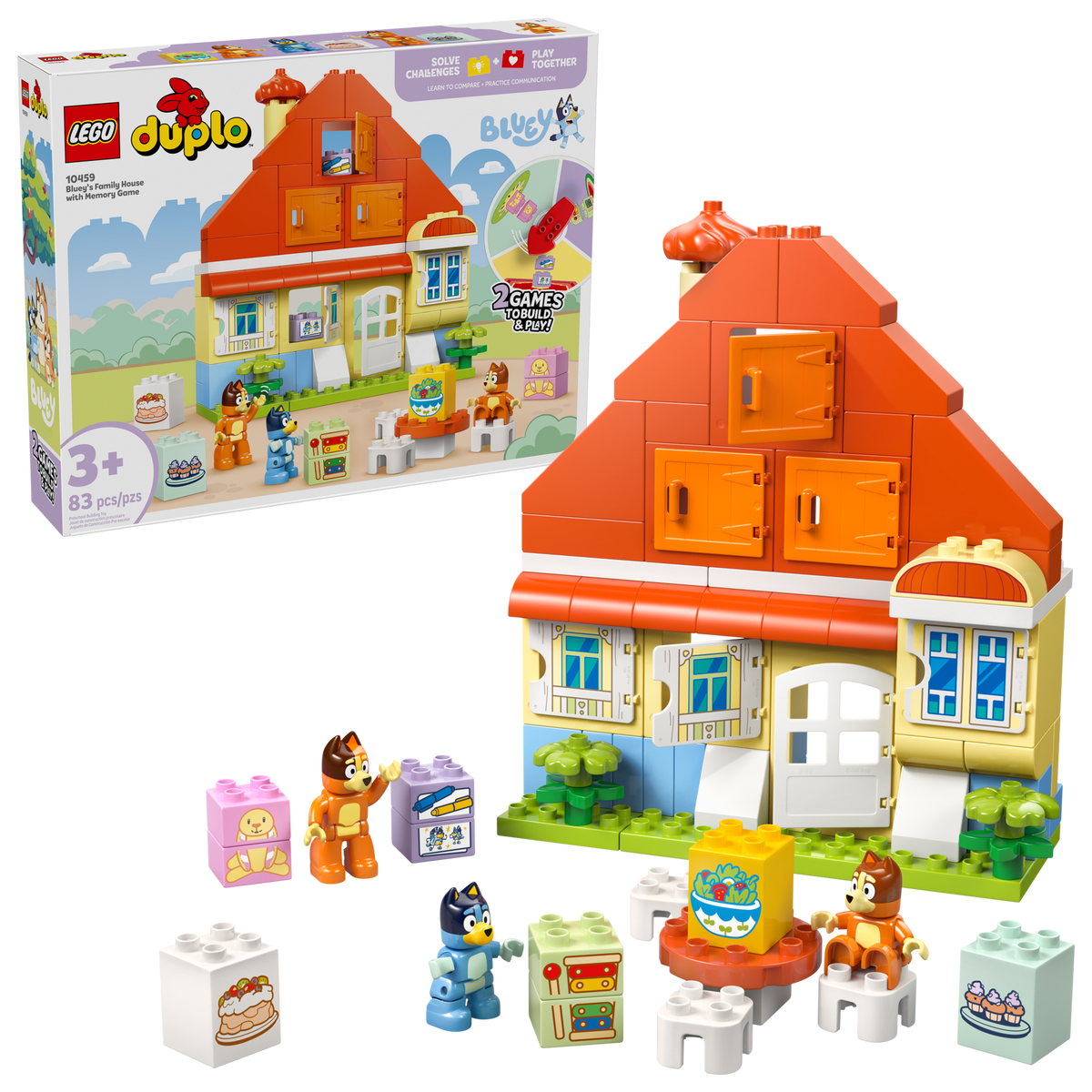 10459 Bluey's Family House with Memory Game product image 1, provided for visual reference and product detail review