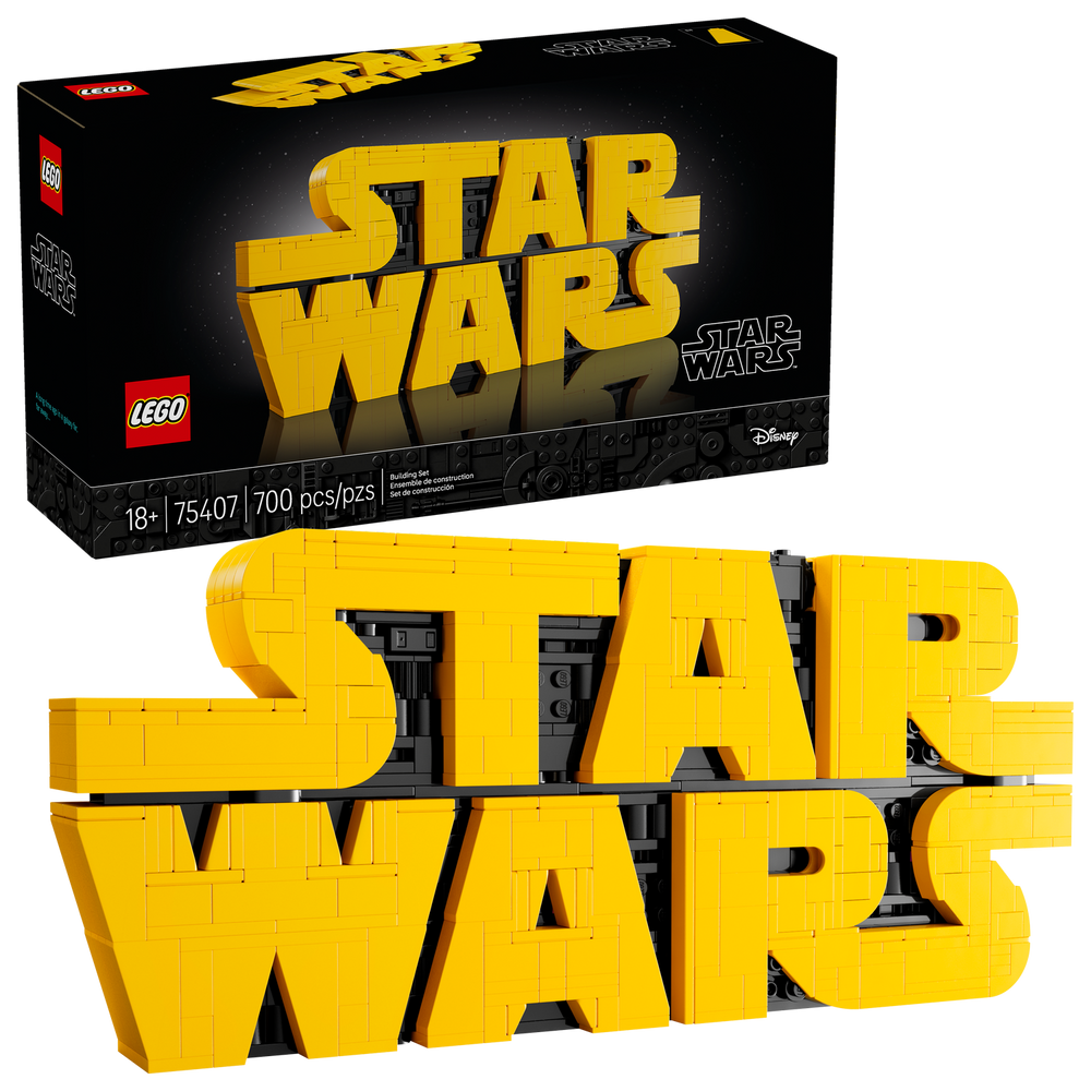 75407 Brick-Built Star Wars Logo Brick-Built Star Wars Logo