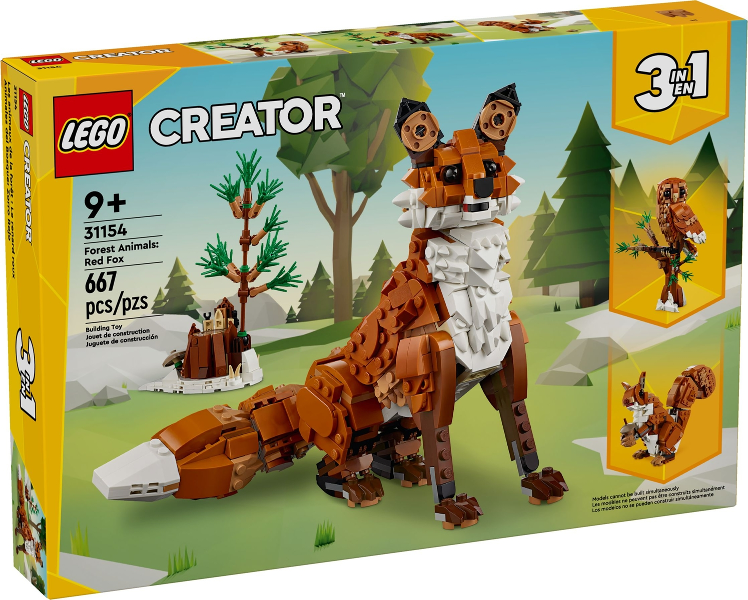 31154 Forest Animals: Red Fox (Certified) product image 1, provided for visual reference and product detail review