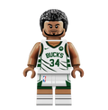 Giannis Antetokounmpo - Famous Minifigs Custom Printed Minifigure product image 1, provided for visual reference and product