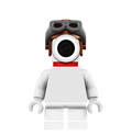 Snoopy - Famous Minifigs Custom Printed Minifigure product image 1, provided for visual reference and product detail review