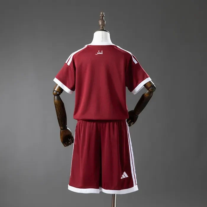 Kids Qatar Home Jersey 2026 World Cup Football Kit Soccer product image 8