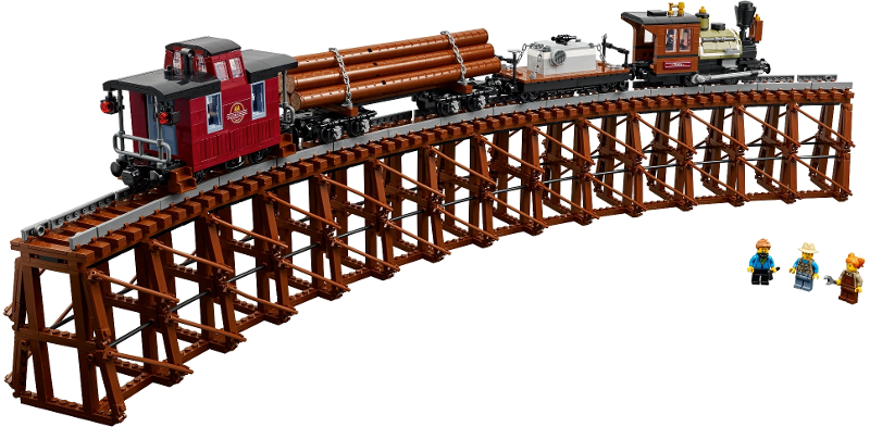 910035 Logging Railway (Bricklink Designer Program) product image 2, provided for visual reference and product detail review