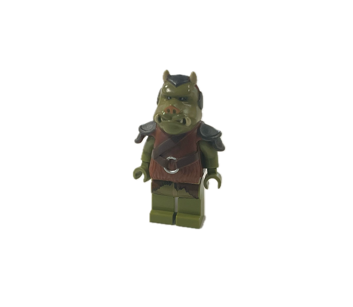 Gamorrean Guard - Olive Green, Dark Tan Hips (Minifig) product image 1, provided for visual reference and product detail