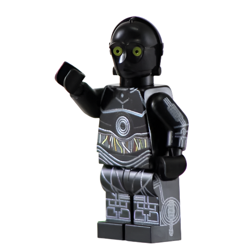 3-0 Droid - BigKidBrix Custom Printed Minifig product image 1, provided for visual reference and product detail review