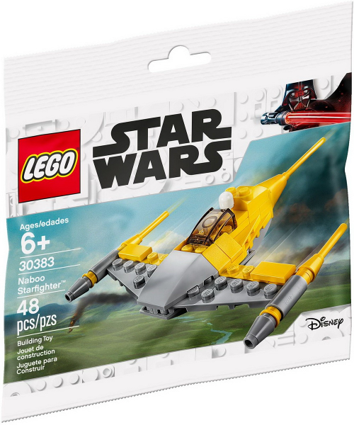 LEGO Star Wars 30383 Naboo Starfighter Polybag product image 1, provided for visual reference and product detail review