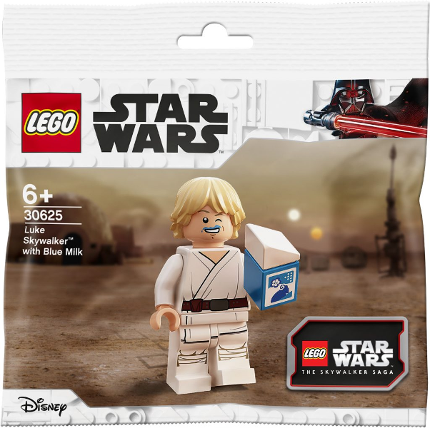 LEGO Star Wars 30625 Luke Skywalker with Blue Milk Polybag product image 1, provided for visual reference and product detail