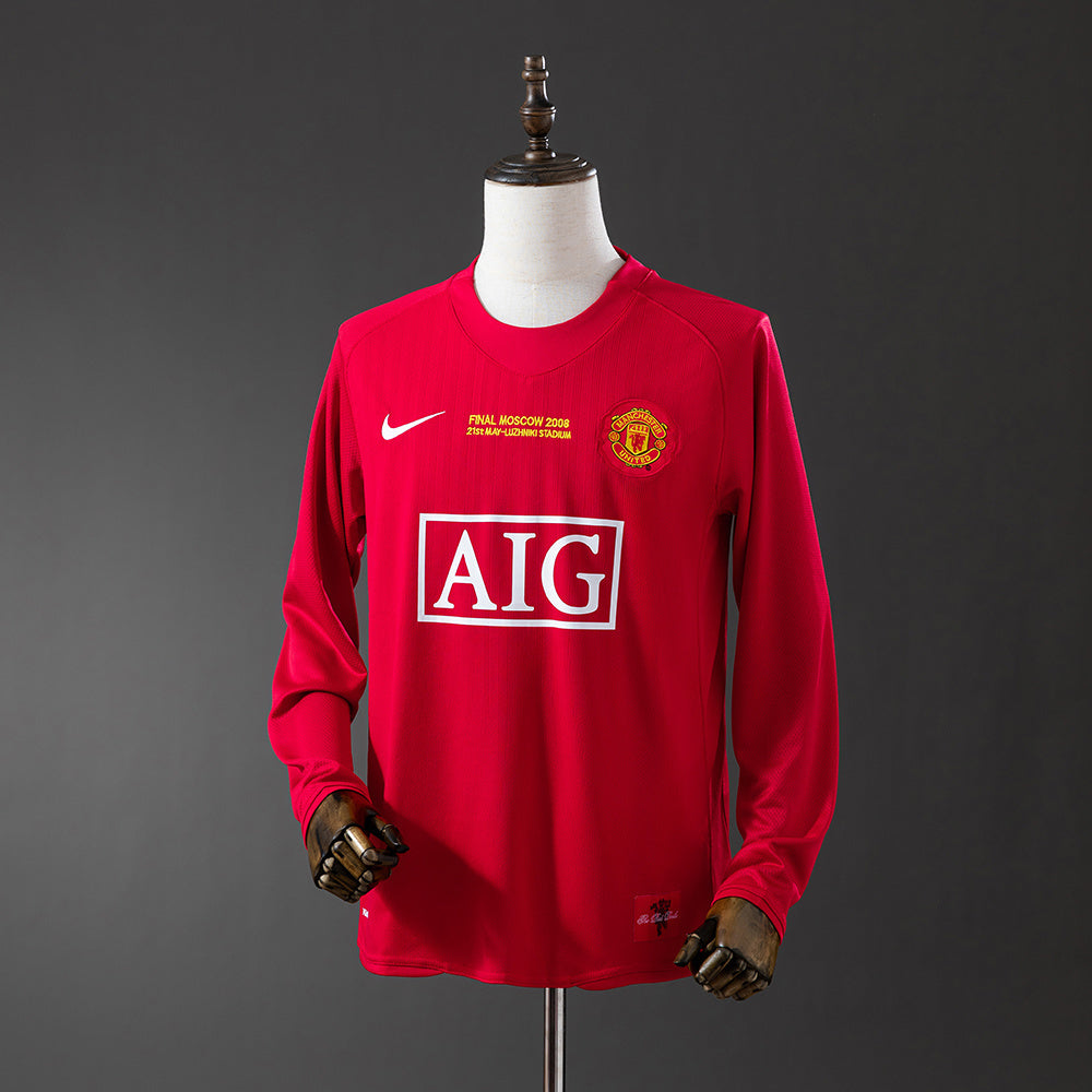 Manchester United Jersey 2007/08 Home Retro Football Kit product image 1