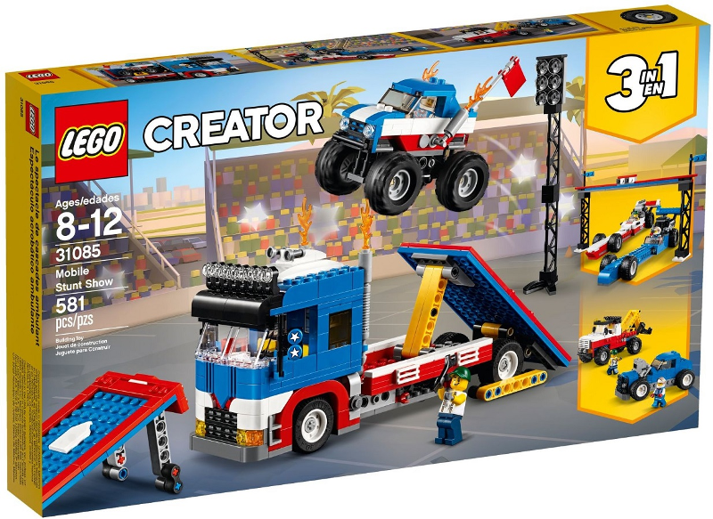 LEGO Creator 31085 Mobile Stunt Show product image 1, provided for visual reference and product detail review