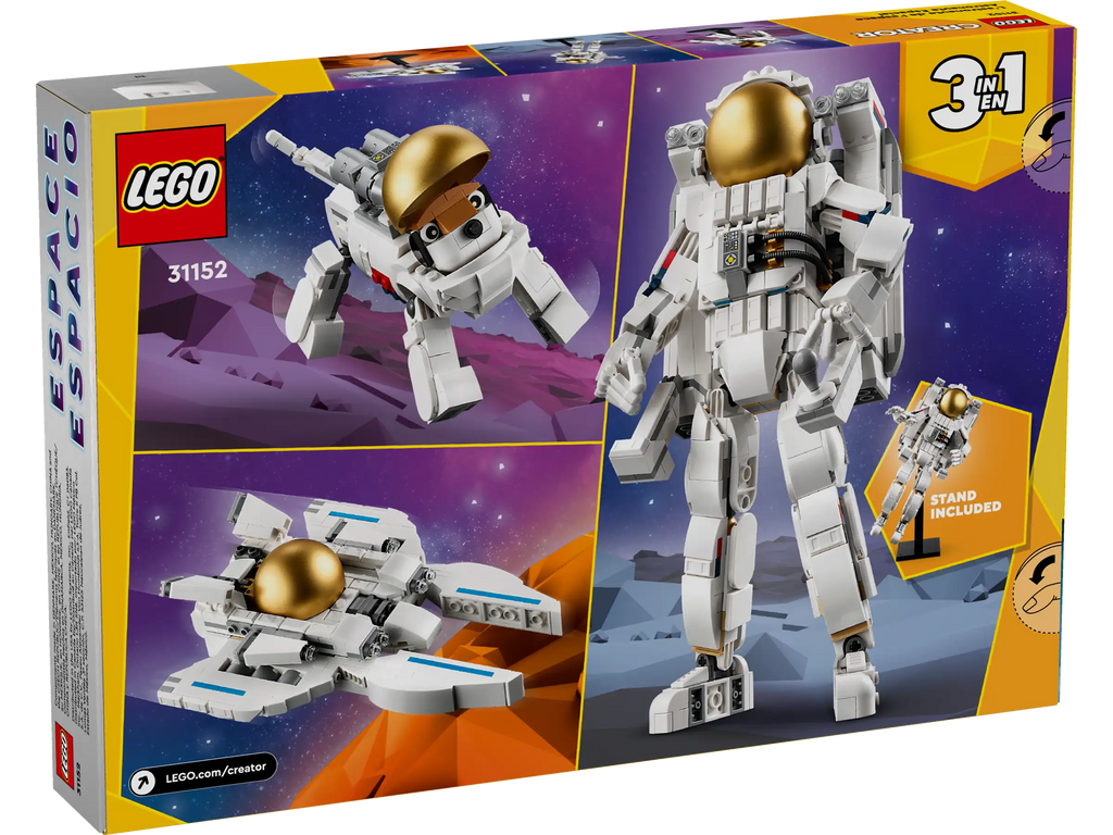 LEGO Creator 31152 Space Astronaut product image 2, provided for visual reference and product detail review