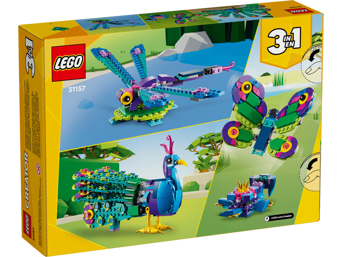 LEGO Creator 31157 Exotic Peacock product image 2, provided for visual reference and product detail review
