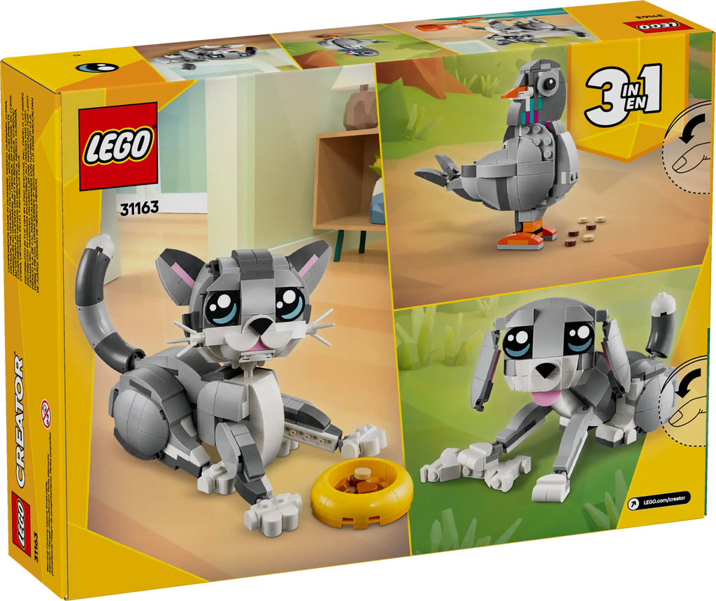 LEGO Creator 3in1 31163 Playful Cat product image 2, provided for visual reference and product detail review