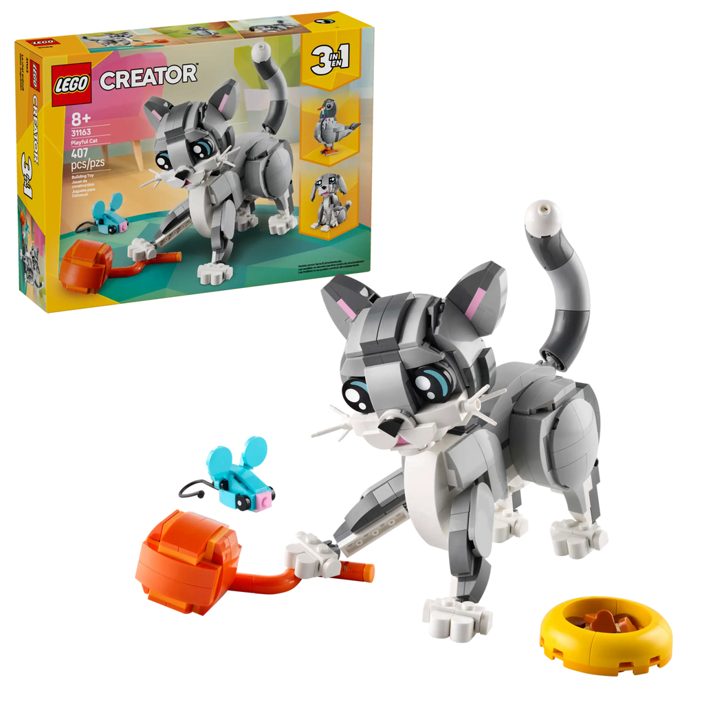 LEGO Creator 3in1 31163 Playful Cat product image 1, provided for visual reference and product detail review