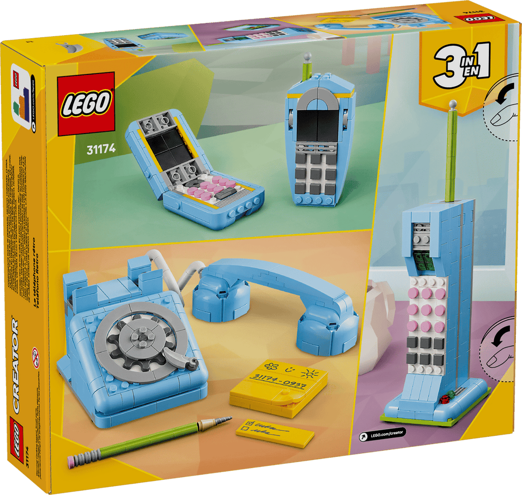 LEGO Creator 31174 Retro Telephone product image 2, provided for visual reference and product detail review