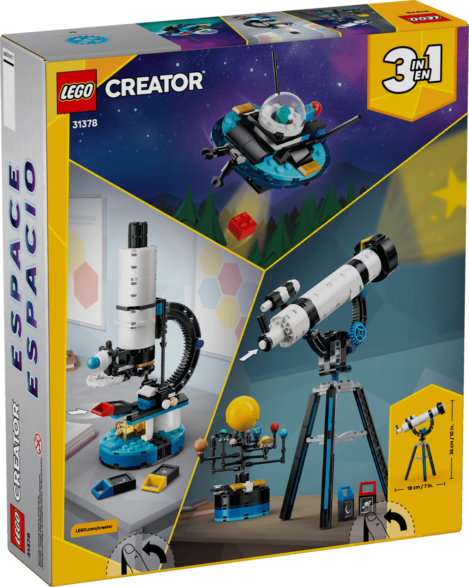 LEGO Creator 31378 Space Exploration Telescope product image 2, provided for visual reference and product detail review