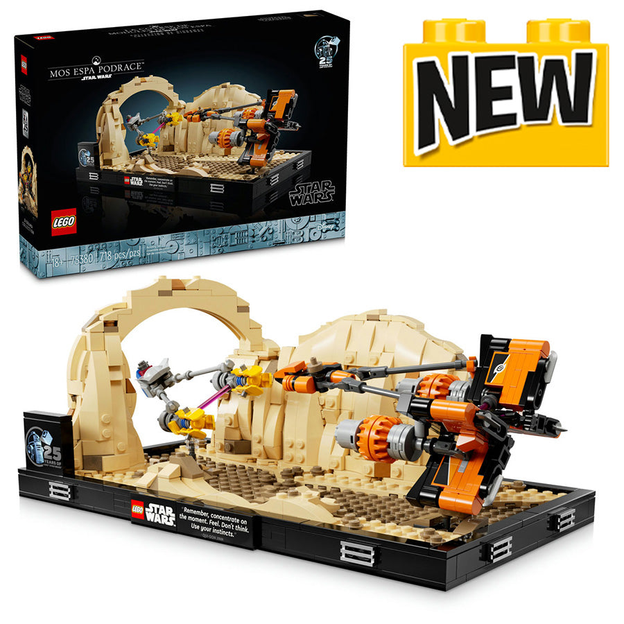 75380 Mos Espa Podrace™ Diorama product image 1, provided for visual reference and product detail review