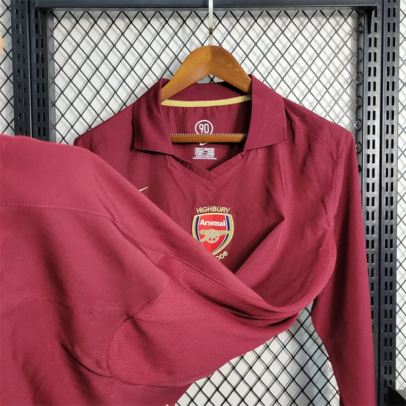 Retro Arsenal Jersey 2005/06 Home Long Sleeves Football product image 5