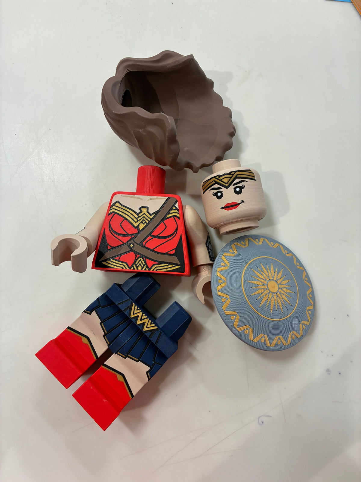 Wonder Girl - Custom 3D Printed Megafig product image 3, provided for visual reference and product detail review