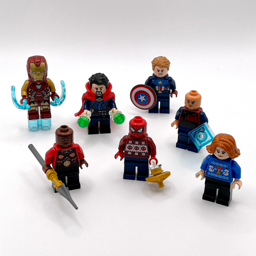 Marvel Avengers Christmas 2023 Figure Set product image 1, provided for visual reference and product detail review