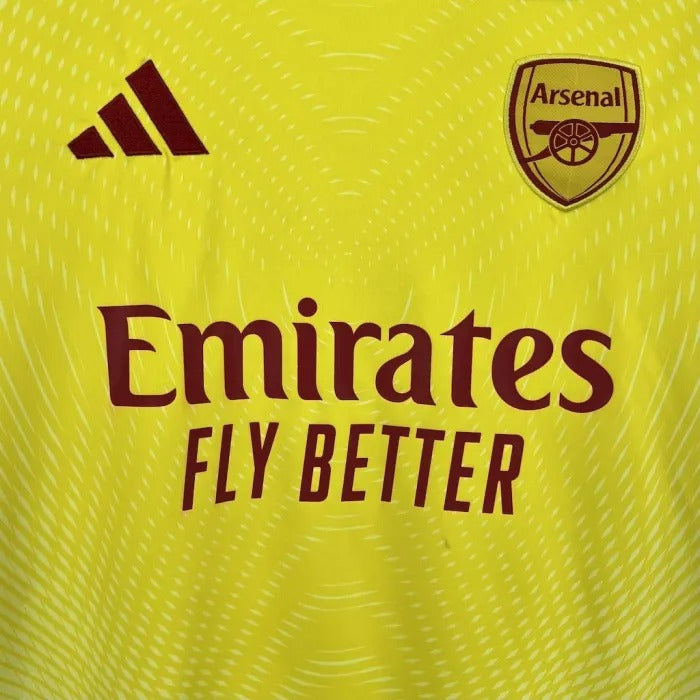 Arsenal Goalkeeper Jersey 25/26 Yellow Football Kit Soccer product image 3