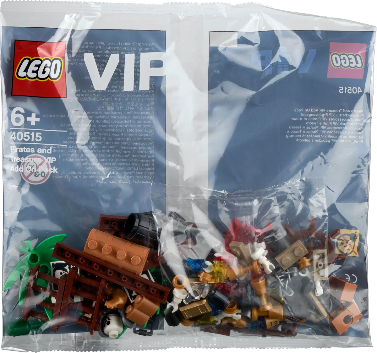 LEGO 40515 Pirates and Treasure VIP Add-on Pack product image 1, provided for visual reference and product detail review