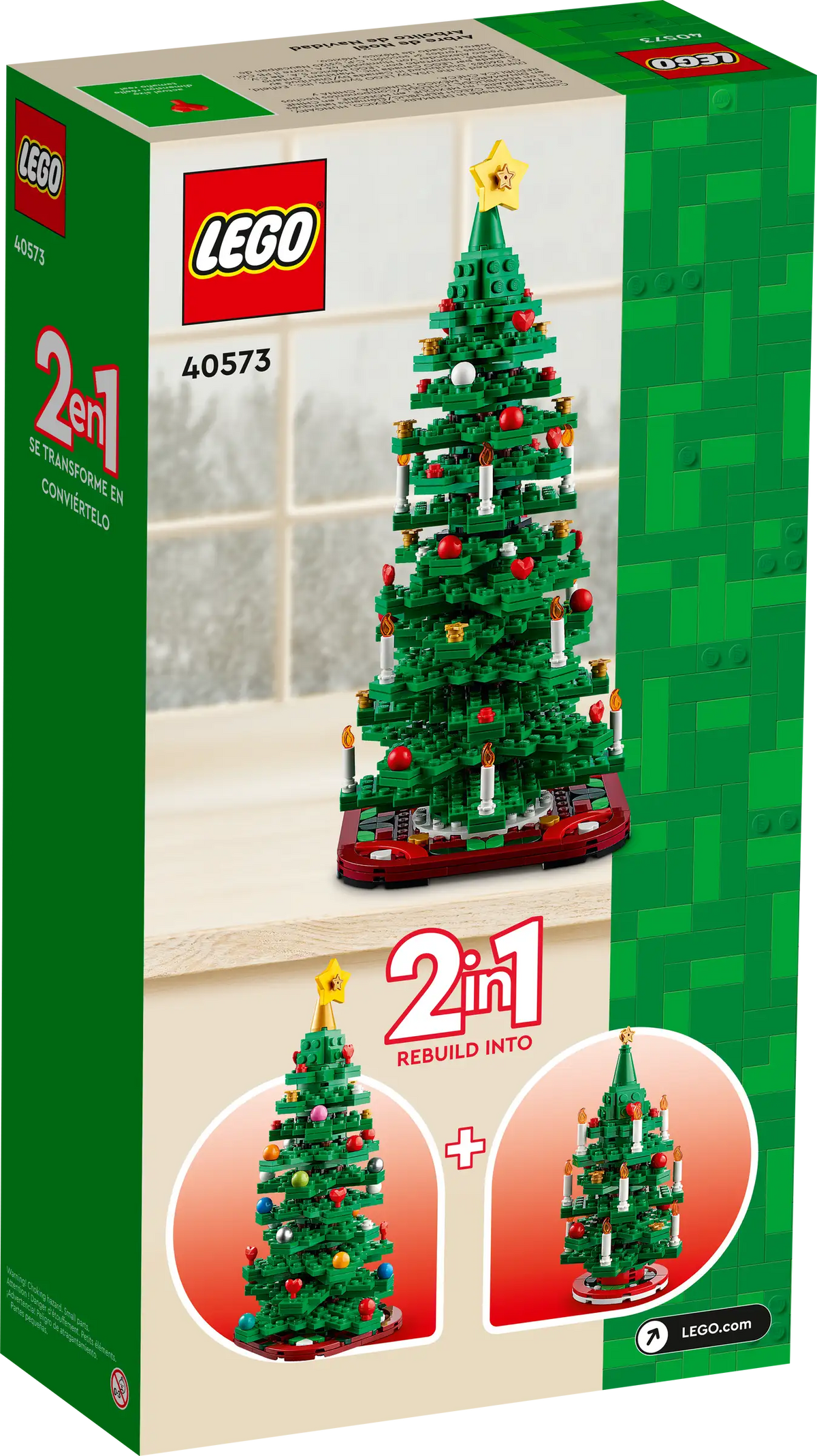 LEGO 40573 Christmas Tree product image 2, provided for visual reference and product detail review
