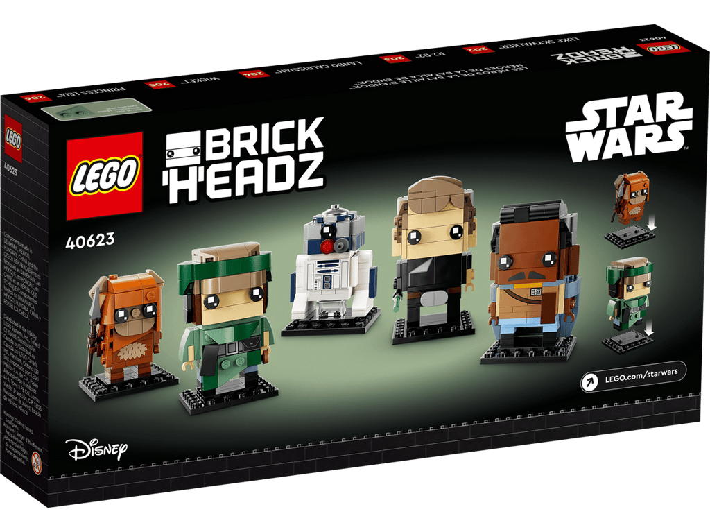 LEGO BrickHeadz 40623 Battle of Endor Heroes product image 2, provided for visual reference and product detail review