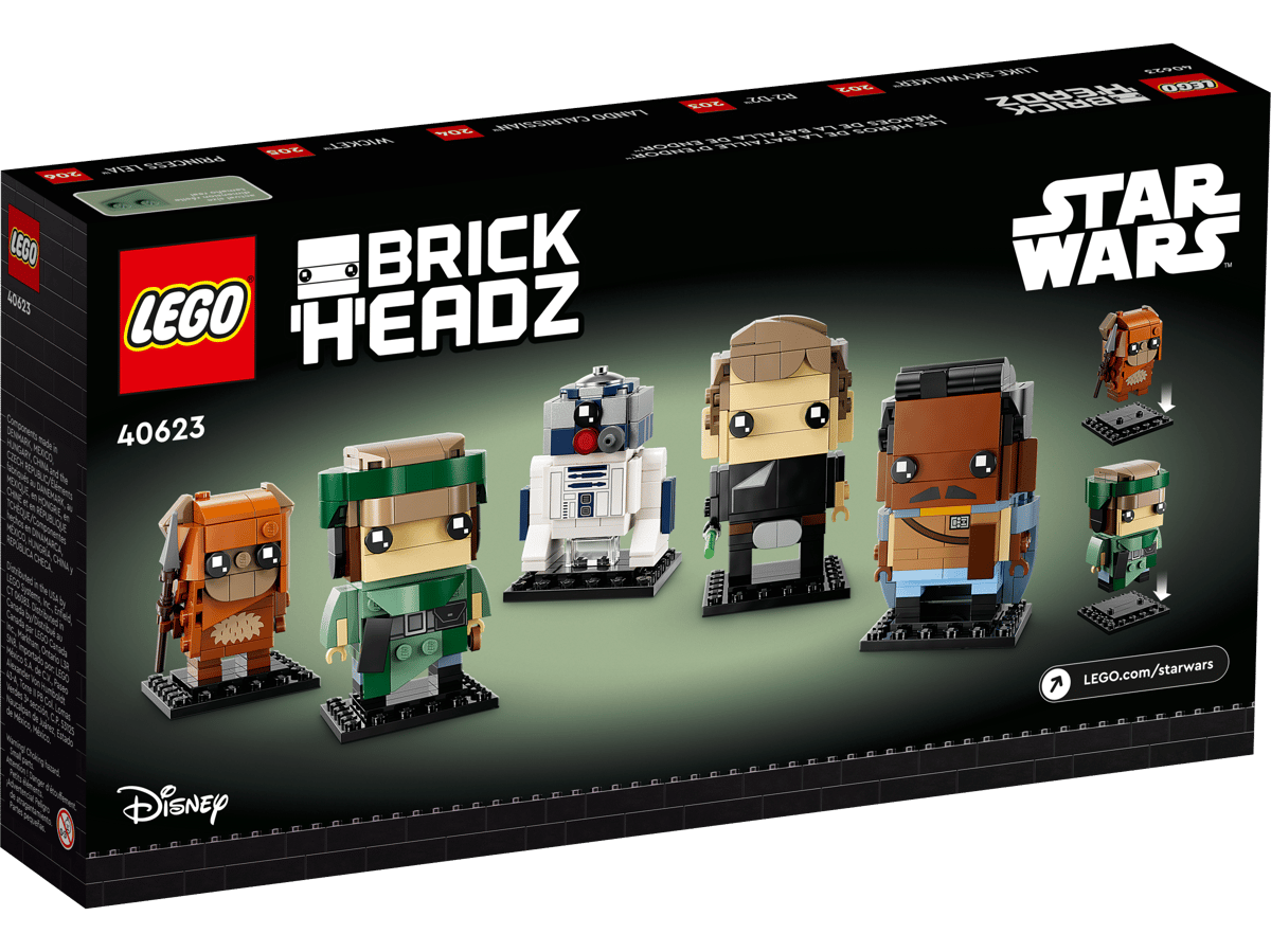 LEGO BrickHeadz 40623 Battle of Endor Heroes product image 2, provided for visual reference and product detail review