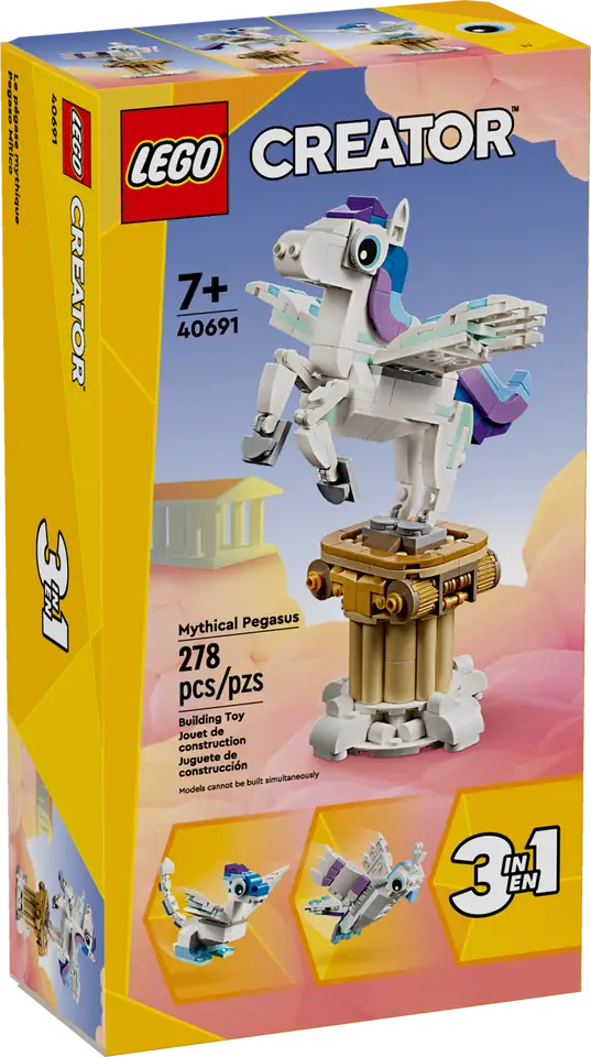 LEGO Creator 40691 Mythical Pegasus product image 1, provided for visual reference and product detail review