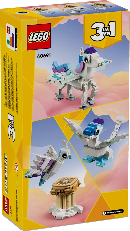 LEGO Creator 40691 Mythical Pegasus product image 2, provided for visual reference and product detail review