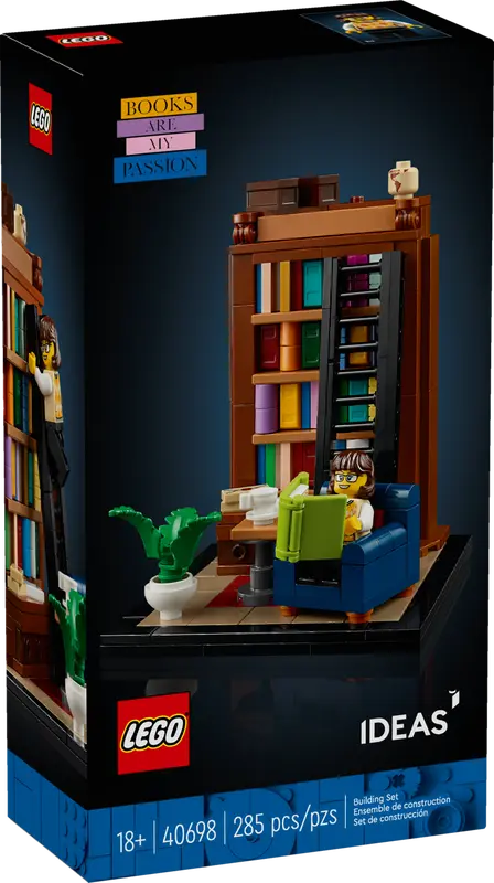 LEGO IDEAS Books Are My Passion 40698 product image 2, provided for visual reference and product detail review