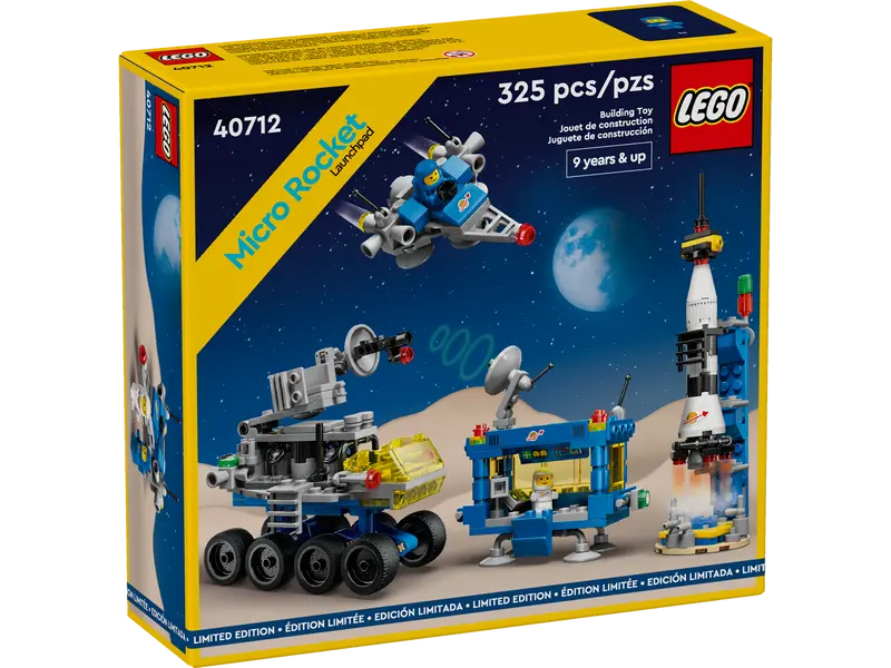 LEGO SPACE Micro Rocket Launchpad 40712 product image 1, provided for visual reference and product detail review