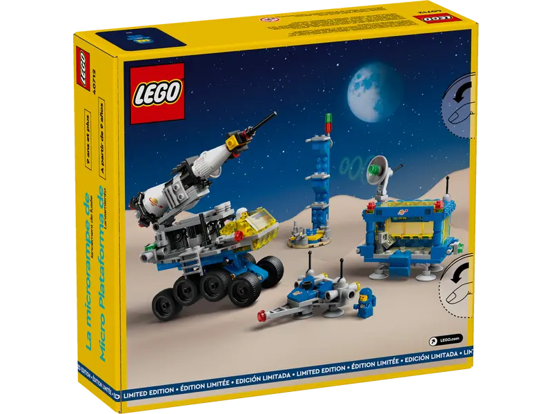LEGO SPACE Micro Rocket Launchpad 40712 product image 4, provided for visual reference and product detail review