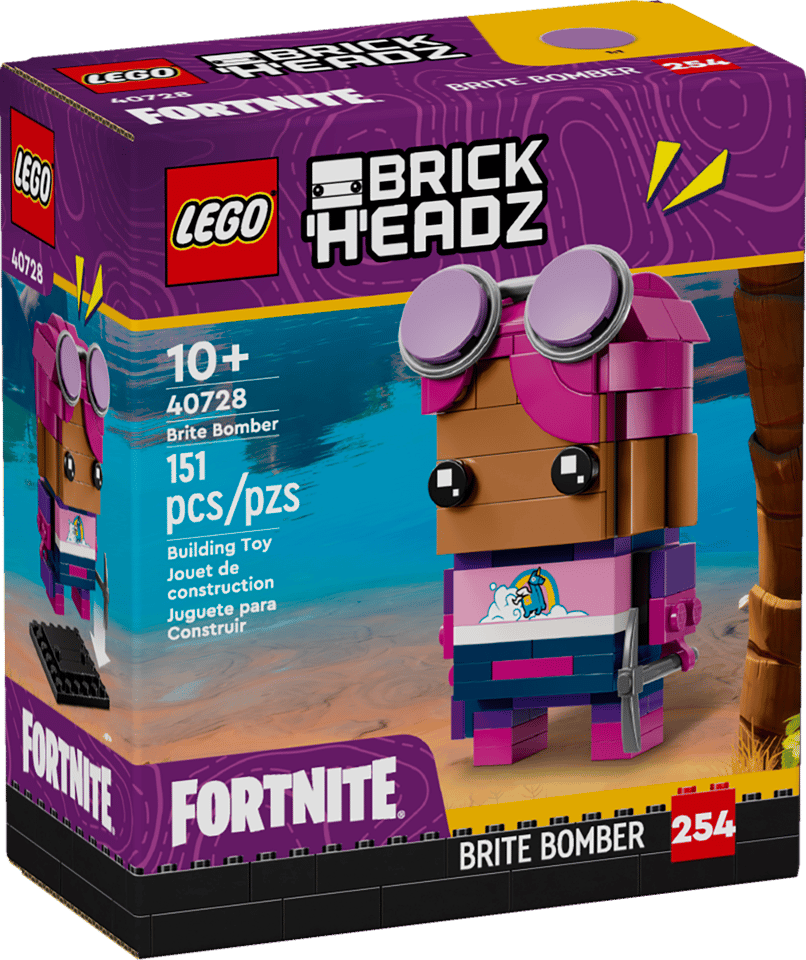 LEGO Brickheadz: Fortnite 40728 Brite Bomber product image 1, provided for visual reference and product detail review