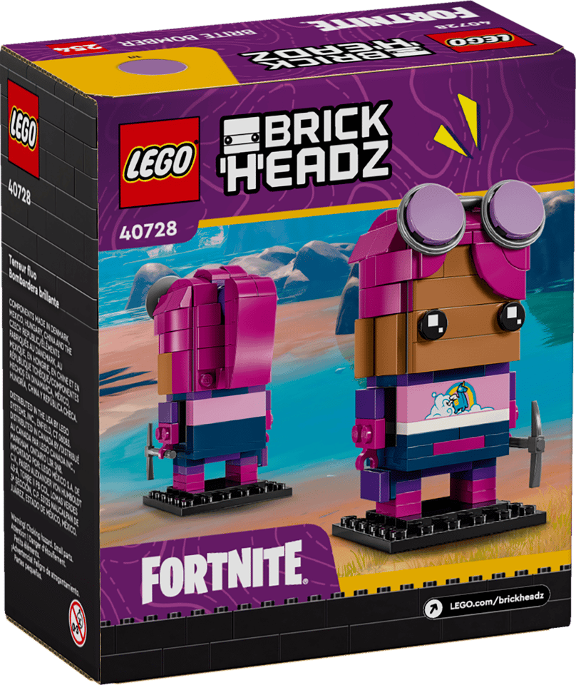 LEGO Brickheadz: Fortnite 40728 Brite Bomber product image 2, provided for visual reference and product detail review