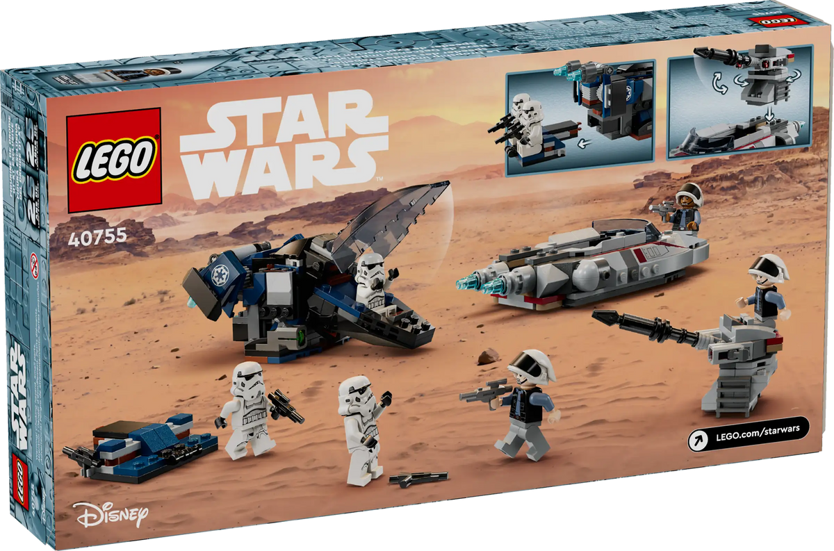 LEGO Star Wars 40755 Imperial Dropship vs. Rebel Scout Speeder product image 2, provided for visual reference and product