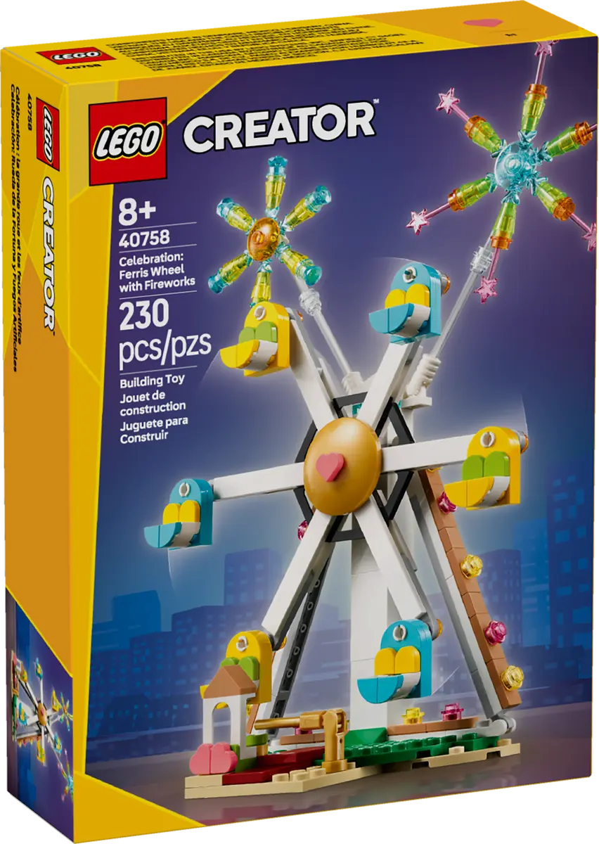 LEGO Creator 40758 Celebration: Ferris Wheel with Fireworks product image 1, provided for visual reference and product