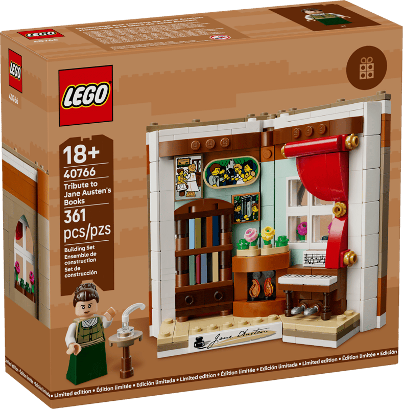LEGO 40766 Tribute to Jane Austen's Books product image 1, provided for visual reference and product detail review