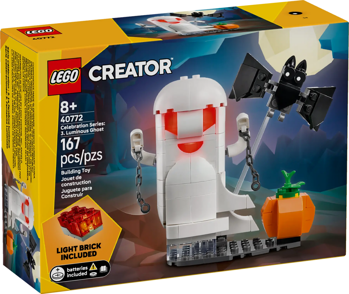 LEGO Creator 40772 Celebration Series 3: Luminous Ghost product image 1, provided for visual reference and product detail