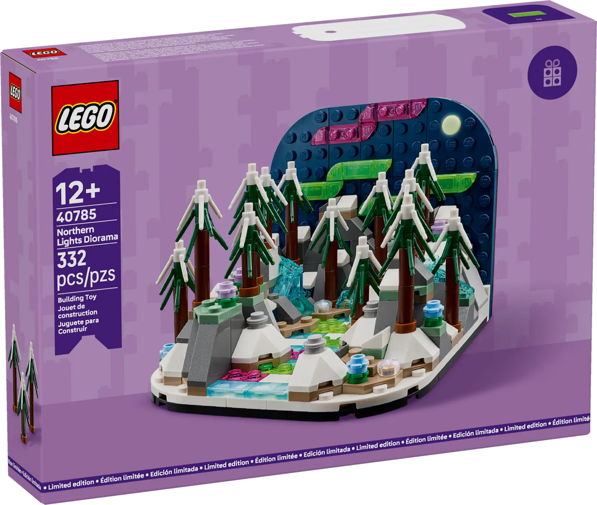 LEGO 40785 Northern Lights Diorama product image 1, provided for visual reference and product detail review