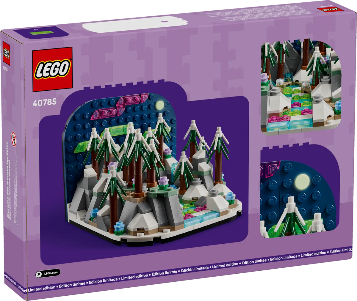 LEGO 40785 Northern Lights Diorama product image 2, provided for visual reference and product detail review
