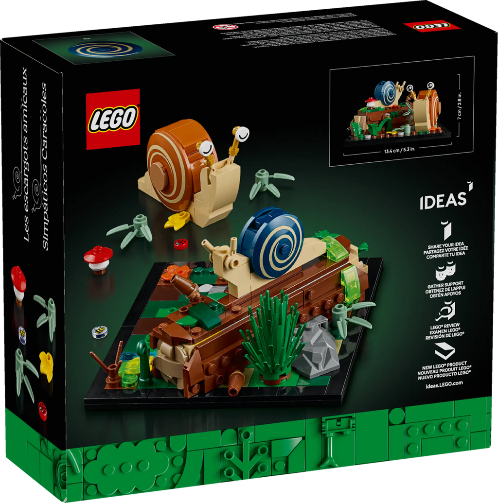 LEGO Ideas 40788 Friendly Snails product image 2, provided for visual reference and product detail review