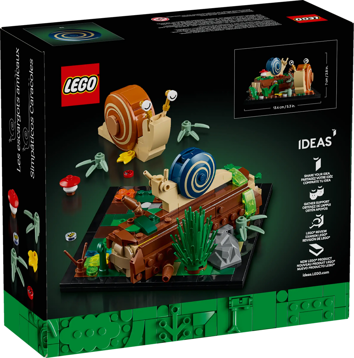 LEGO Ideas 40788 Friendly Snails product image 2, provided for visual reference and product detail review